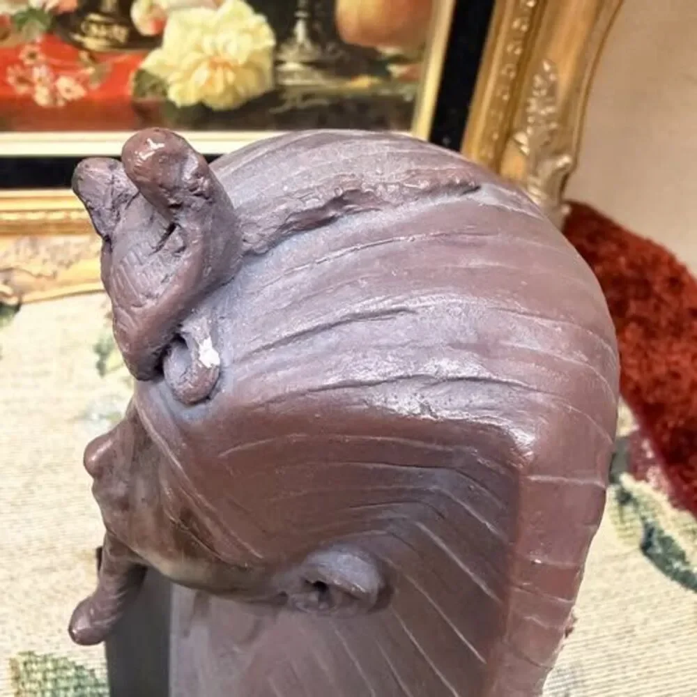 Vintage 1980 Austin Productions King Tut Bust Sculpture Egyptian Pharaoh Statue